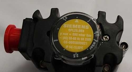 Датчик-реле давления Siemens QPL25.003